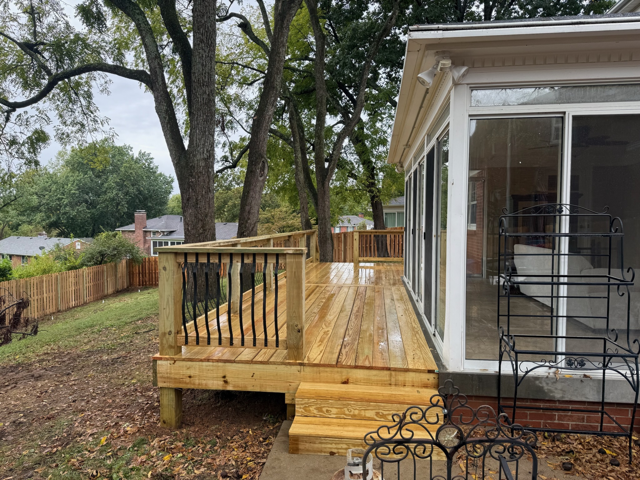 Deck project in Louisville