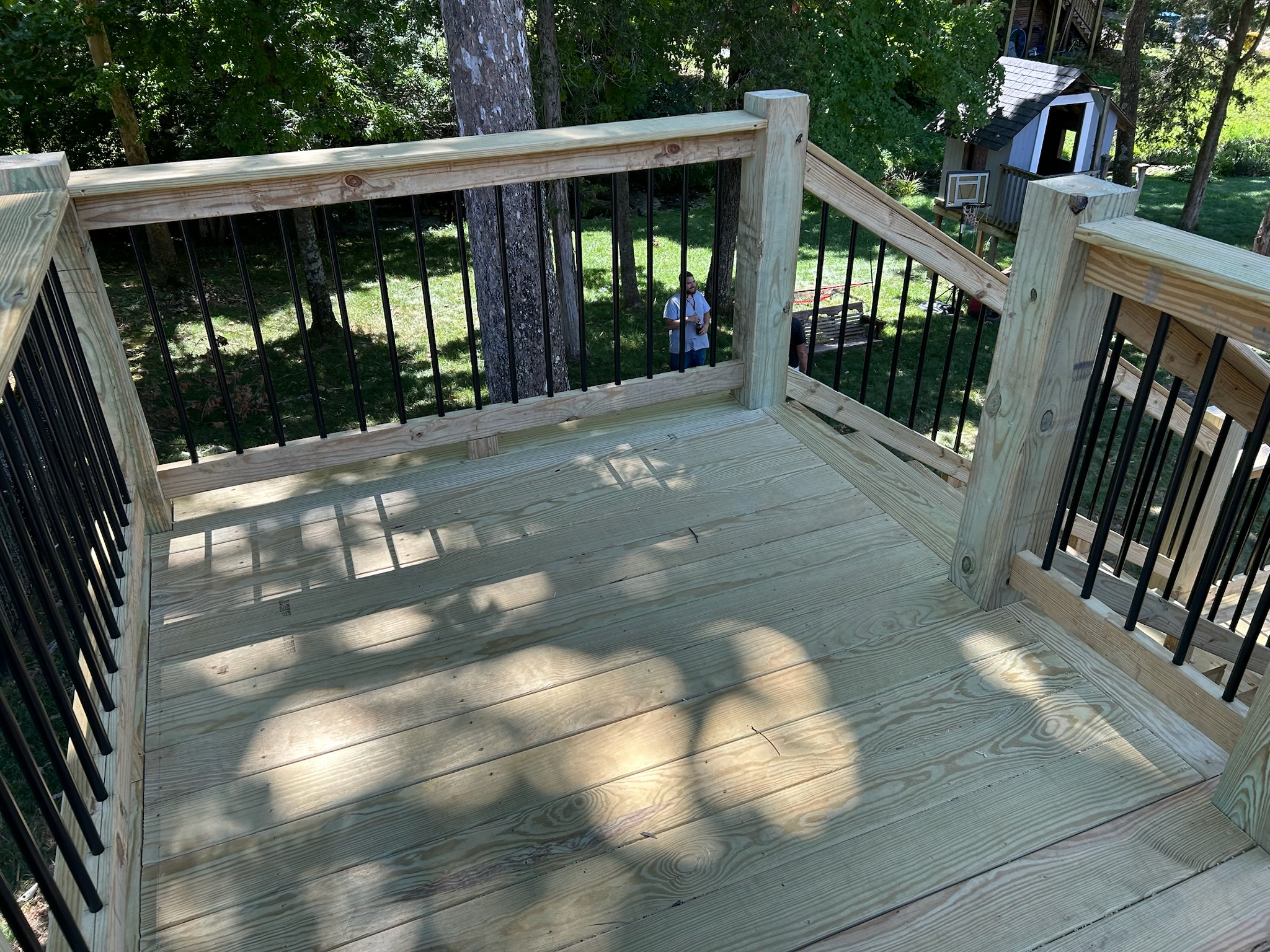 Deck project in Louisville